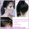 Wholesale Full Factory Supply 6A grade virgin brazilian hair lace front wig